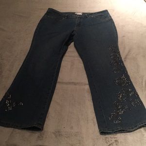 COLDWATER CREEK JEANS 14P, HANDMADE ART WORK